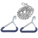 Durable Cow OB Apparatus (2 OB Handle & 30 Inch Chain), Goat Forceps, Cattle Delivery Instruments for Dairy Farm