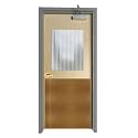 Durable Door Armor Plate - Multiple Finish &amp; Size Options - 34x40 - Shiny Brass - Screw Mount