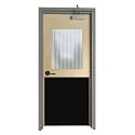 Durable Door Armor Plate - Multiple Finish & Size Options - 34x40 - Satin Black - Screw Mount