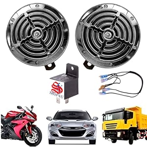 durable electric horns with relay  universal fit for 12v vehicles