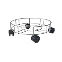 BIRDWING Stainless Steel Gas Cylinder Trolley with Wheel |Lpg Cylinder Stand Gas Cylinder Trolley |LPG Gas Cylinder Trolley with 4 Wheels, 1 Piece