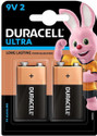 DURACELL 9V -2pcs Battery
