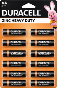 DURACELL AA ZINC HEAVY DUTY BATTERY BIG