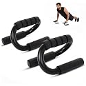 Durafit91™ Push Up Bars for Home Gym Workout, Steel Push Up Stands with Anti-Slip Base & Foam Grip Handles,Strength Training Equipment for Chest,Arms,Shoulders–Beginner to Advanced Strength Levels
