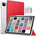 DuraSafe Cases for iPad Pro 12.9 inch 4th Generation 2020 PC Cover A2229 MY2H2LL/A MY2J2LL/A A2069 MXAT2LL/A MXAV2LL/A MXAU2LL/A MXAW2LL/A A2233 MY3K2LL/A MY3J2LL/A MXFY2LL/A MXG02LL/A - Scarlet
