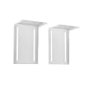 DuraSteel Air Curtain Ceiling Mount - White Ceiling Bracket - 2 Pcs/Set Without Rope by Aerial Titan-1