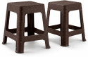 Durasto Plastic Sitting Stool for Bedroom Kitchen