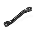 DURATECH 1/4" x 5/16" Double Box Reversible Ratcheting Wrench, SAE