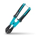 DURATECH 8-inch Mini Bolt Cutter with Bi-Material Ergonomic Handle Grip