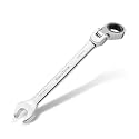 DURATECH 18mm Flex-Head Ratcheting Combination Wrench, Metric