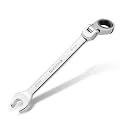 DURATECH 8mm Flex-Head Ratcheting Combination Wrench, Metric