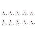 Dlite 6/16A 6 Pin Modular Electrical Multi Socket With Shutter, White Colour,Polycarbonate Body, Heavy Duty,Suitable for Home & Office Use (Pack of 10)