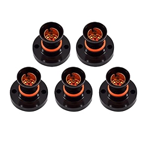 b22 dlite polycarbonate bulb holder  isi marked 2a220-240v durable amp glossy  pack of 5 white