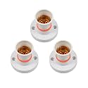 Dlite Polycarbonate Modern B22 Wall Bulb Holder Socket – ISI Marked | 2 Amp Capacity | 220-240 Volt | Brass Quality | Indoor Outdoor Use White (Pack of 3)