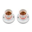 Dlite Polycarbonate Modern B22 Wall Bulb Holder Socket – ISI Marked | 2 Amp Capacity | 220-240 Volt | Brass Quality | Indoor Outdoor Use White (Pack of 2)