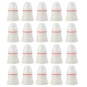 Pendant Bulb Holder for Wall, B22 Batten Lamp Holder for Led/Electric Bulb for Home (White) (Pack of 20)