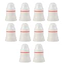 Pendant Bulb Holder for Wall, B22 Batten Lamp Holder for Led/Electric Bulb for Home (White) (Pack of 10)