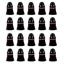 Pendant Bulb Holder for Wall, B22 Batten Lamp Holder for Led/Electric Bulb for Home (Black, Pack of 20)