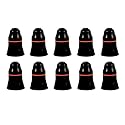 Pendant Bulb Holder for Wall, B22 Batten Lamp Holder for Led/Electric Bulb for Home (Black, Pack of 10)