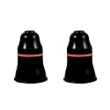 Pendant Bulb Holder for Wall, B22 Batten Lamp Holder for Led/Electric Bulb for Home (Black, Pack of 2)
