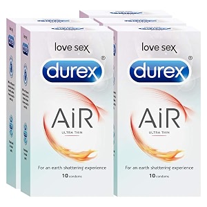 durex air condoms for men - 10 count pack of 5