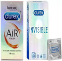 DUREX extra air, invisible Condom Combo (Pck of 2, 20 Sheets) Condom