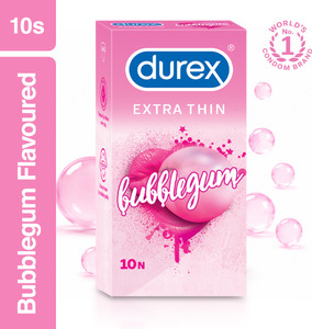 durex extra thin bubblegum flavoured condom