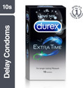 DUREX Extra Time For Men, dotted with delay lubricant, Natural rubber latex Condom