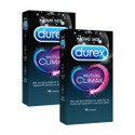 DUREX Mutual Climax For Men Women, dotted with delay lubricant, Natural rubber latex Condom