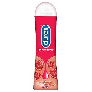 durex play lubricant gel - saucy strawberry 50ml