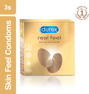durex real feel for men ultra thin non latex natural skin like feeling condom