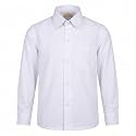 Durga Uniform & Stationers Unisex White School Uniform Shirt | Full Sleeves |100% Cotton | Regular Fit