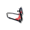 DURIOR Universal Paddock Stand Suitable for All the Bikes, Withstand Upto 250kg (Spool Type Black with Red Logo)