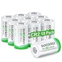 DURNERGY CR2 Lithium Batteries 10 Pack 3V CR2 Rangefinder Battery CR15H270