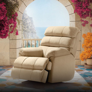duroflex avalon posture pro leatherette powered recliner