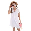 DUSISHIDAN Kids Hooded Beach Cover-up Bathing Suits
