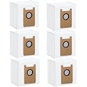 Dust Bags for AIRROBO T20+/ T25+/ T30+/ T25+C Robot Vacuum Cleaner, Replacement Vacuum Bags Disposable Bag Airrobo Robot Vacuum Cleaner Bags Replacement Parts (6 Pack)