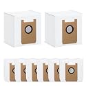 Dust Bags for AIRROBO T20+/ T25+/ T30+/ T25+C Robot Vacuum Cleaner, Replacement Vacuum Bags Disposable Bag Airrobo Robot Vacuum Cleaner Bags Replacement Parts (8 Pack)
