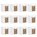 Dust Bags Compatible with AIRROBO T20+/ T25+/ T30+/ T25+C Robot Vacuum Cleaner Bags Disposable Replacement Vacuum Bag Airrobo Robot Vacuum Dust Bags Replacement Parts (12 Pack)