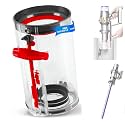 Dust Bin Replacement Parts,For V11 V15 SV14 SV15 SV22 Detect Slim, Vacuum Cleaner Canister Bin Accessories Part,Clear Bin Attachments Can Hold Animal Pet Hair