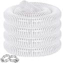 Dust Collection Hose 2 in × 20ft Heavy Duty Clear Flexible PVC Suction Pipe