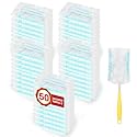 Duster Refills 50PCS Compatible with Swiffer Duster Refill Electrostatic Adsorption Dusters for Cleaning Car Electronics Furniture Blinds Ceiling Fan Handle Not Included (50, Blue)