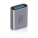 Duttek USB C Female to USB Female Adapter 3.1 Gen2, 10Gbps Bi-Directional Type C to Type A OTG Adapter Support Data Sync and Charging for Laptop, PC, iPhone, MacBook Pro, Laptop