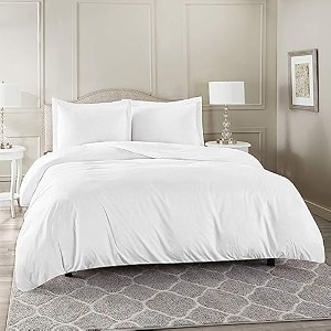 high thread count premium egyptian cotton 1000 tc single size 1 piece duvet cover elegant white solid color duvet cover