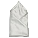 Malbury Silk Satin Pocket Square Wedding Suits Handkerchiefs, DUO
