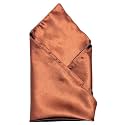 Malbury Silk Satin Pocket Square Wedding Suits Handkerchiefs, DUO