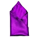 Malbury Silk Satin Pocket Square Wedding Suits Handkerchiefs, DUO