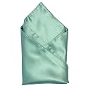 Malbury Silk Satin Pocket Square Wedding Suits Handkerchiefs, DUO