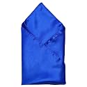 Malbury Silk Satin Pocket Square Wedding Suits Handkerchiefs, DUO