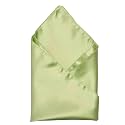 Malbury Silk Satin Pocket Square Wedding Suits Handkerchiefs, DUO